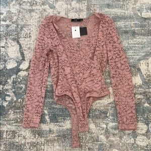 Floral Crochet Bodysuit